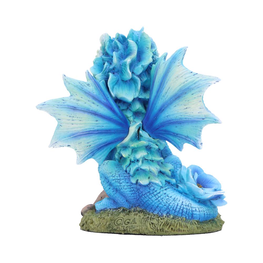 Blue Poppy Flower Dragon 11cm
