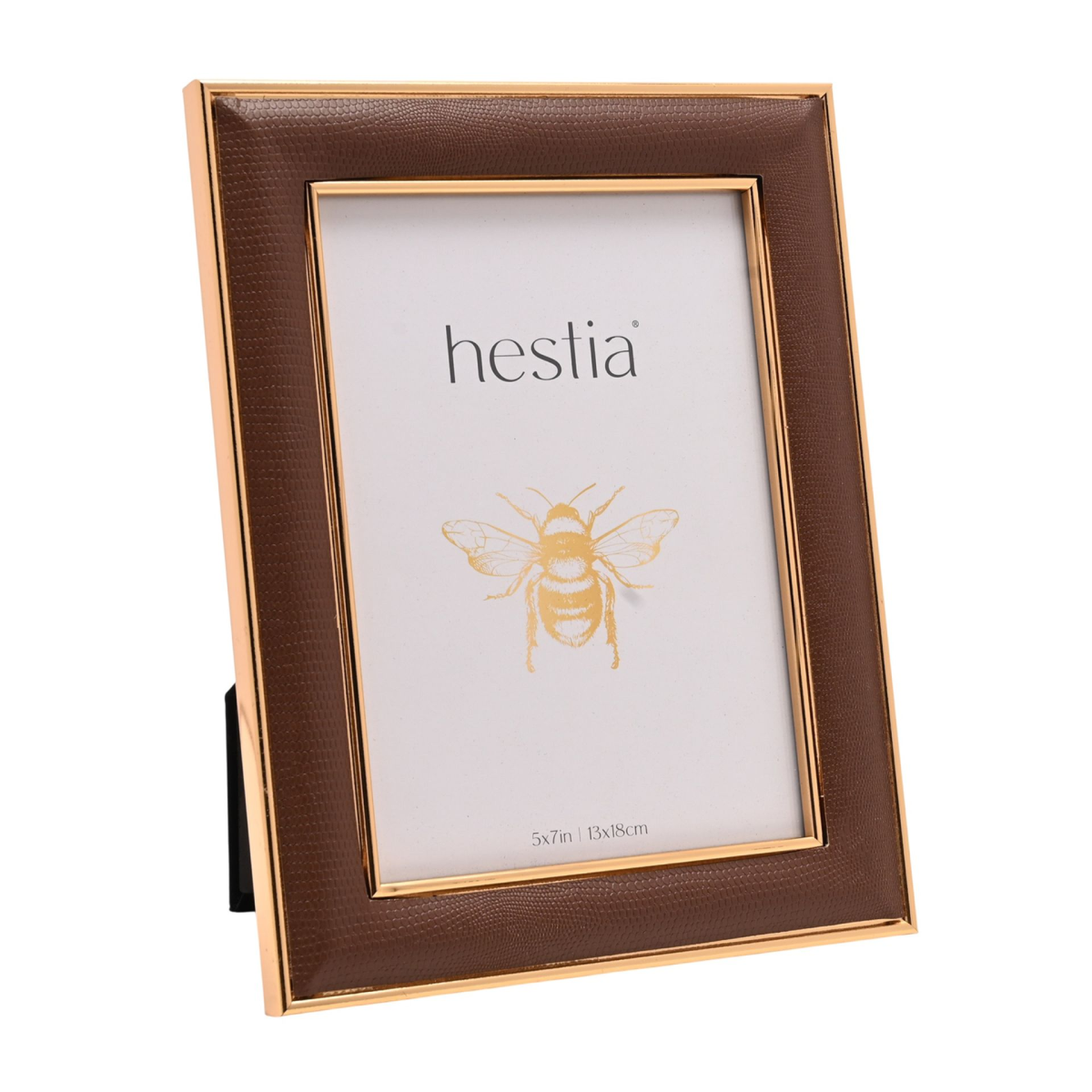 Hestia Gold Coloured Photo Frame 5 x 7