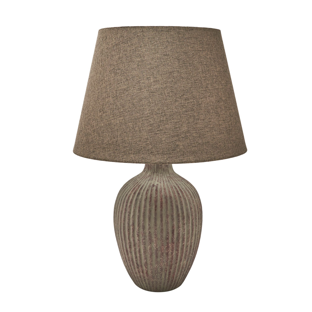 Hestia Ceramic Table Lamp - Beige