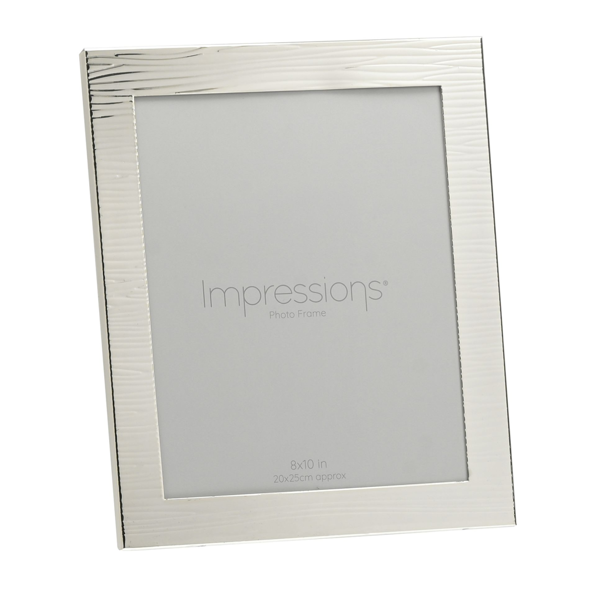 Impressions Ripple Texture Silverplated Frame 8 x 10