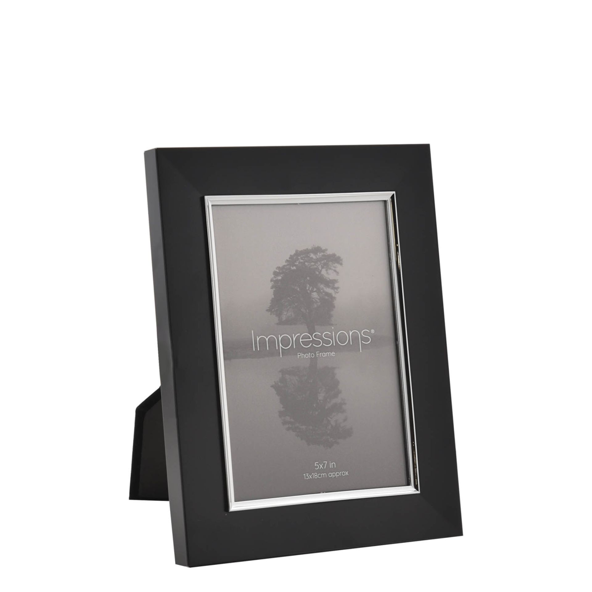 Impressions Black & Silver Aluminium Frame 5 x 7