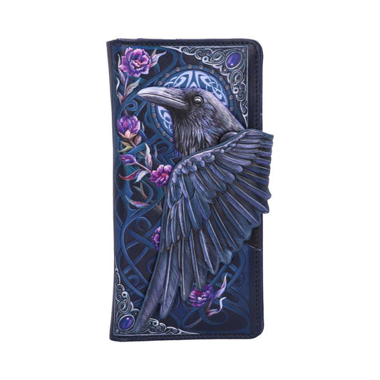 Ravens Flight Embossed Purse 18.5cm
