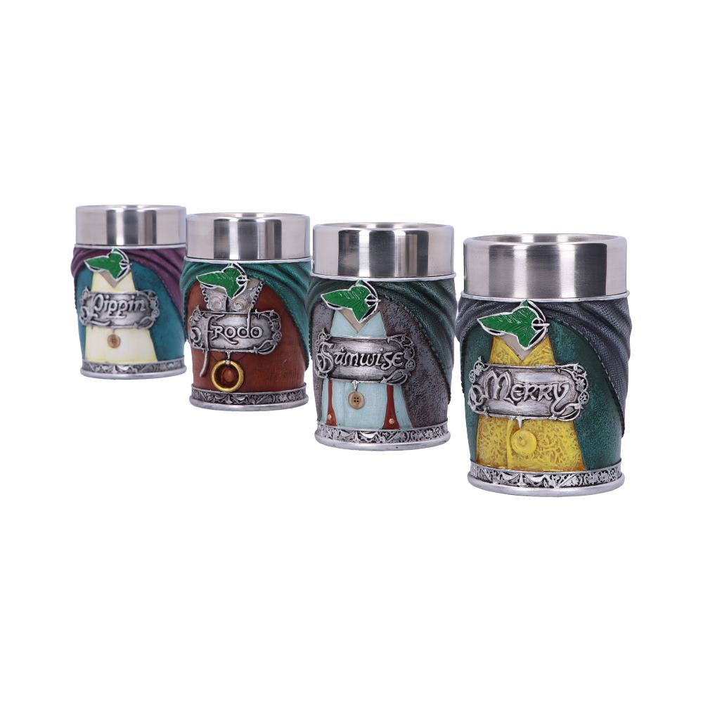 Lord of the Rings Hobbit Shot Glass Set (Set of 4)