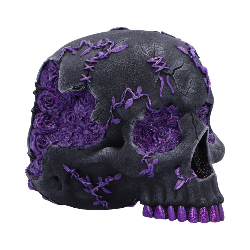 Rose Geode Skull 19cm