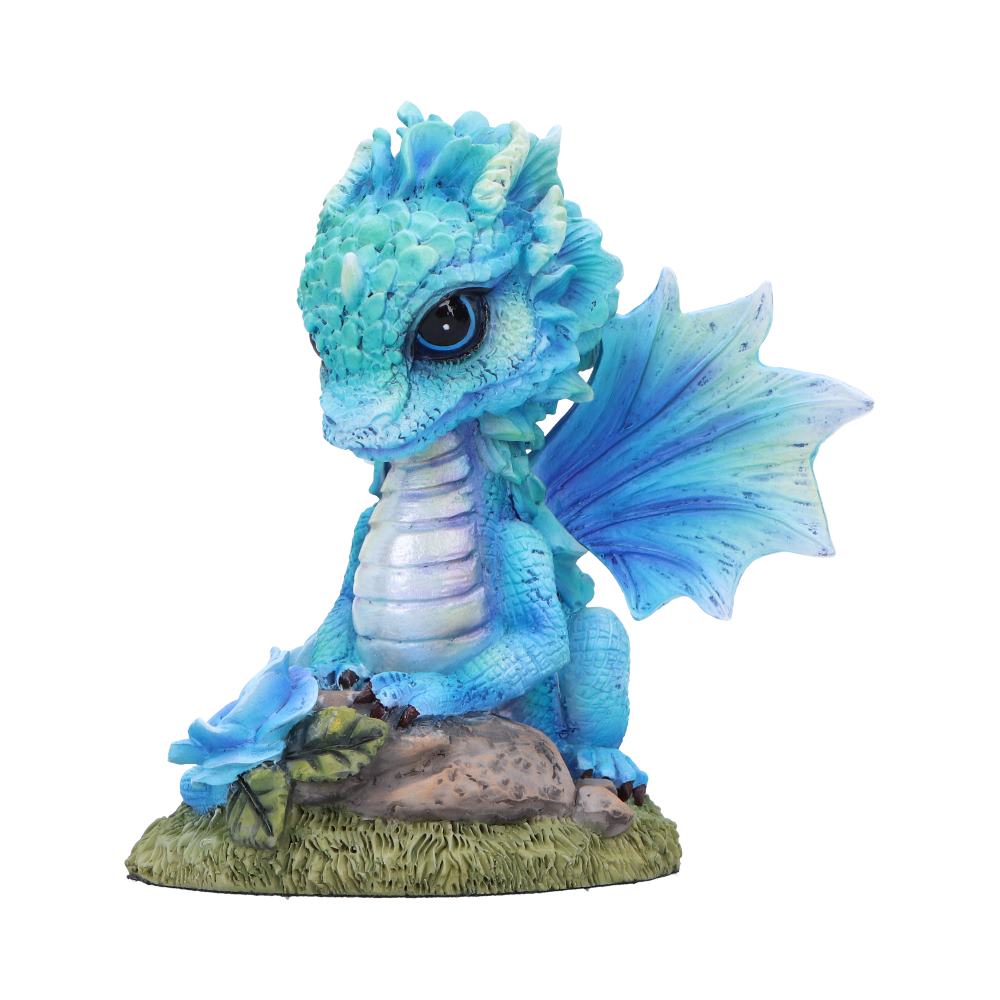 Blue Poppy Flower Dragon 11cm
