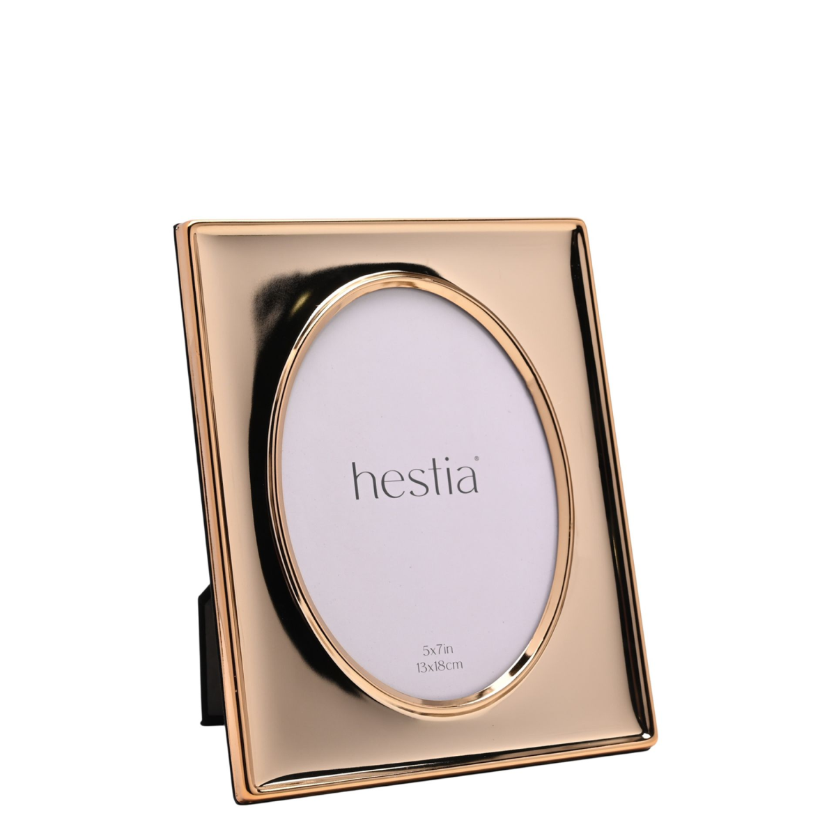 Hestia Gold Tone Steel Photo Frame 5  x 7