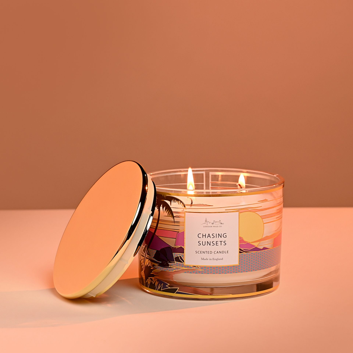The London Wax Company Chasing Sunsets 3 Wick Candle 369g