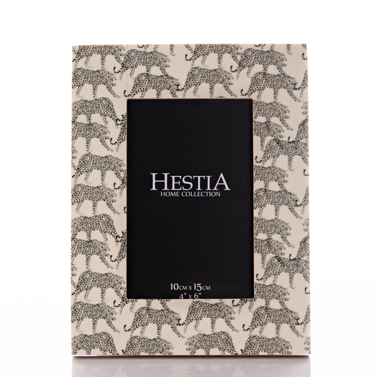 Hestia Resin Jaguar Photo Frame 4  x 6