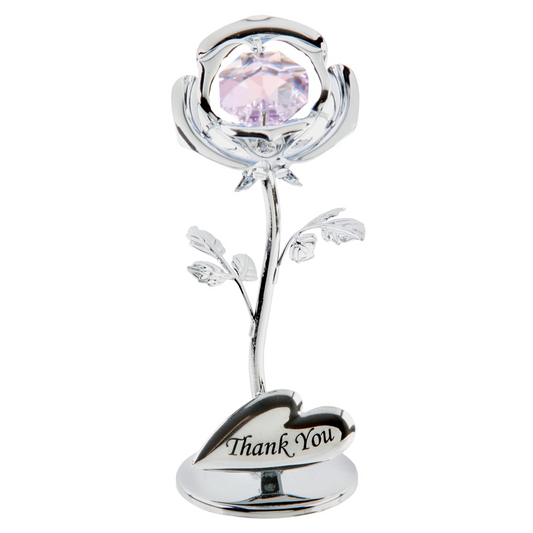 Crystocraft Celebration Rose -  Thankyou