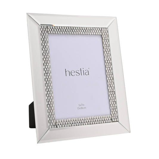 Hestia Diamante Glass Photo Frame 5  x 7
