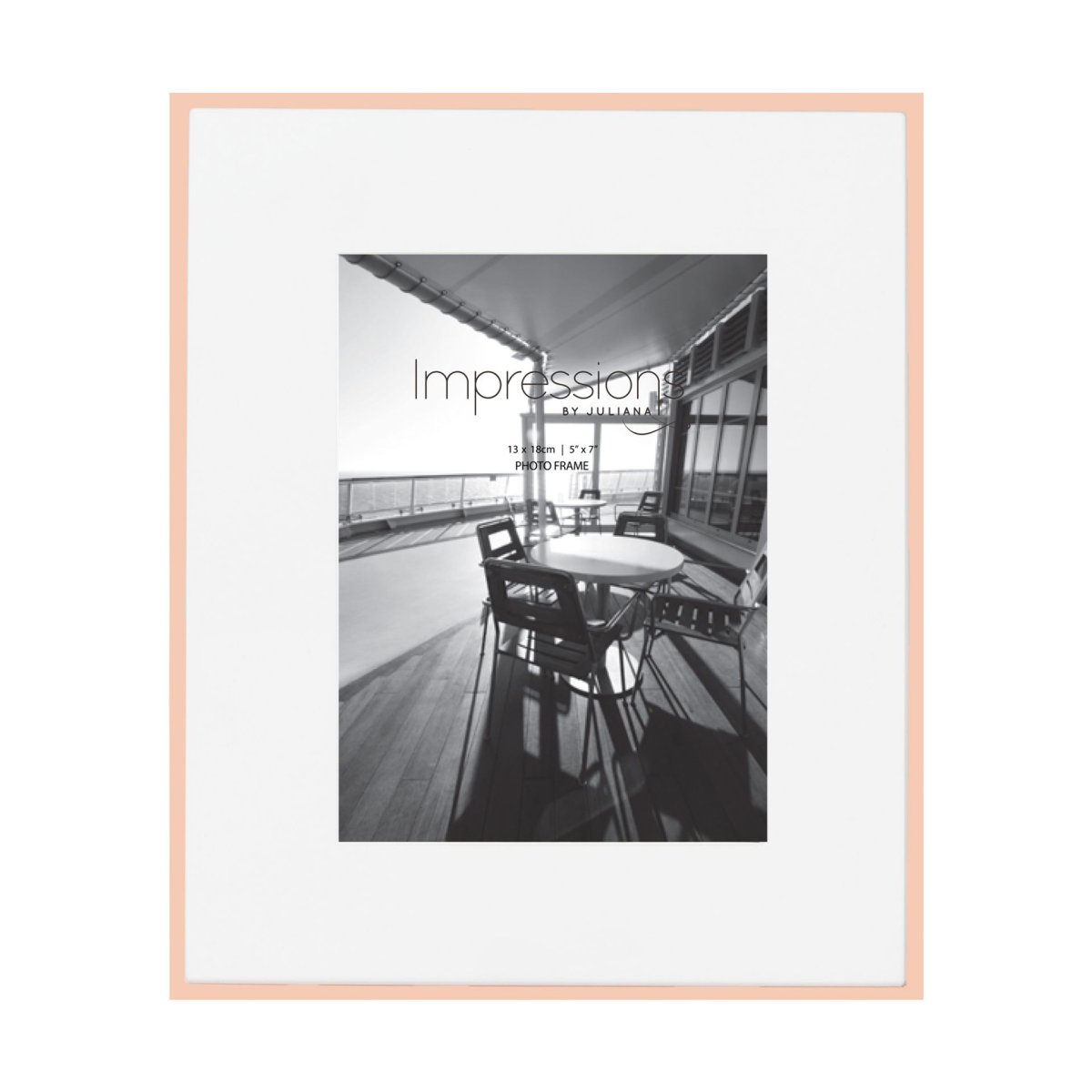 Impressions Copper Plated Photo Frame 5  x 7