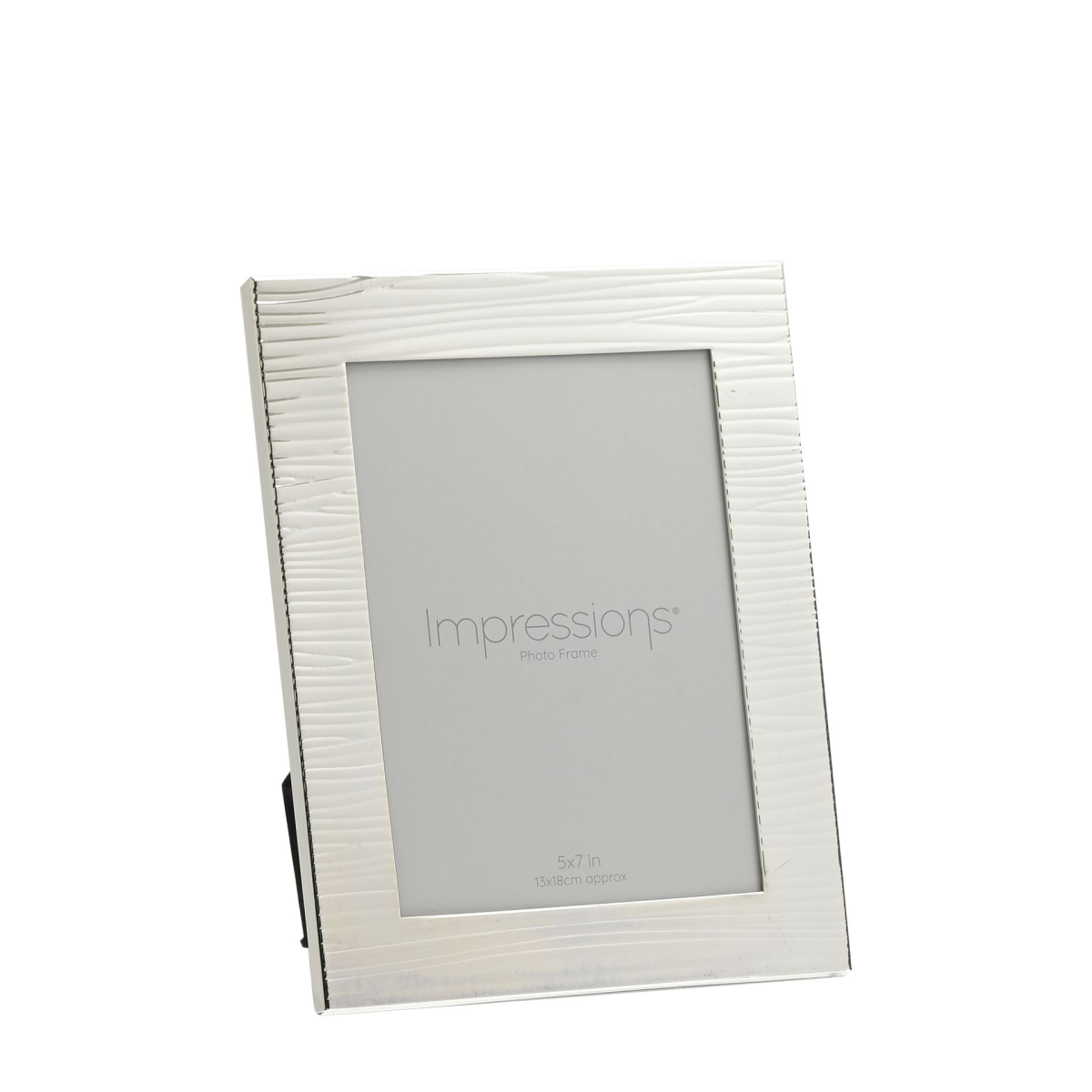 Impressions Ripple Texture Silverplated Frame 5  x 7