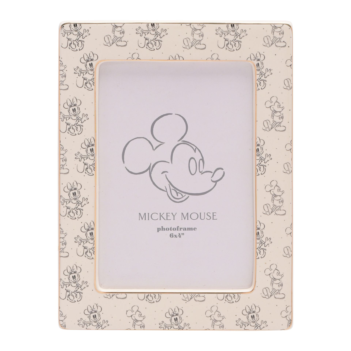 Disney Mickey & Minnie Ceramic Frame 4  x 6